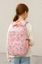 Polyester Backpack Bag, Pink