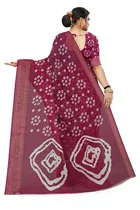 शारदा क्रिएशन कॉटन प्रिंटेड साड़ी विद ब्लाउज 