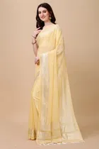 Women's Embelished Saree with Unstiched Blouse 