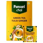 Pansari Tulsi Ginger Green 100% Natural Tea Pack 25 Dip