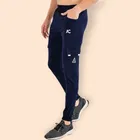 Lycra Nylon Logo Printed Track Pant for Men 