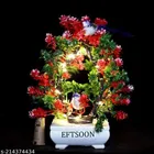 Artificial Bonsai Plant with Sparrow & Light 