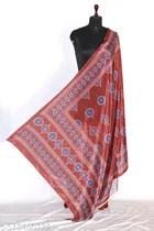 Cotton Printed Dupatta for Women & Girls, Pink 