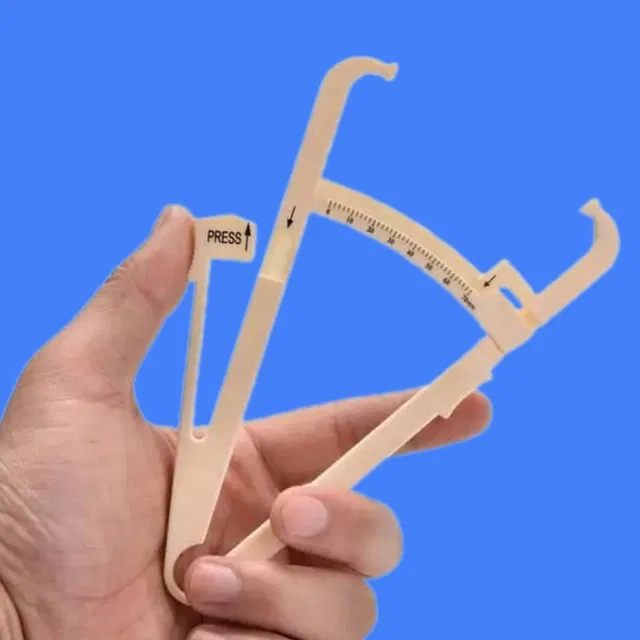 Lightweight Eco-Friendly Body Fat Measuring Caliper (Multicolor, Pack of 1)