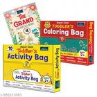 Super Cute Toddlers Activity Bag + Coloring Bag + The Grand Coloring Book - 4 