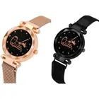  Casual Metal Analog Watch Combo Women 