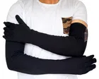 Cotton Solid Full Hand Gloves for Men & Women 