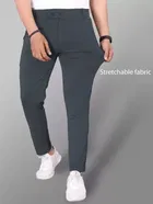 Lycra Blend Trouser for Men 