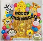14 Pcs 6th Birthday Decoration kit, Multicolour, Set of 1