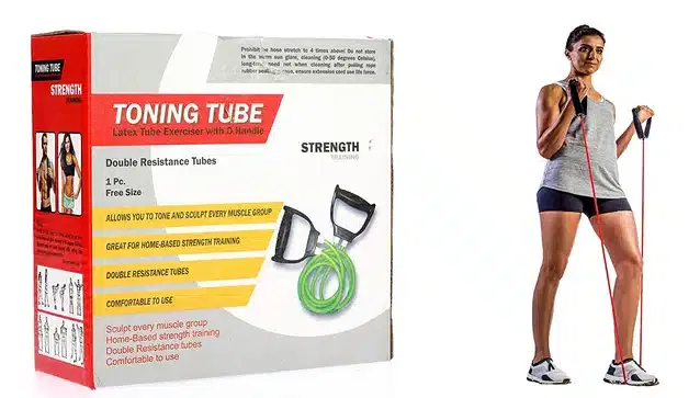 Workout Resistance Double Toning Tube (Black)