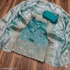 Printed Patiala Suit with Floral Pattern for Women 