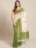 Bhagalpuri Silk Printed Saree for Women 