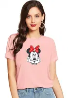 Half Sleeves Printed T-shirt for Women & Girls 