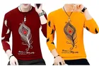 Round Neck Printed T-Shirt for Men 