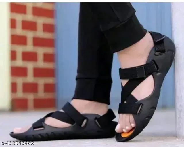 Sandal for Men (Black, 10)