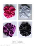 Scrunchies for Women, Pack of 12 