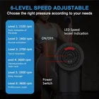 Latest Deep Muscle Massager Electric Fascial Gun HG-320 Massager Tool for Pain Relief with 4 heads 