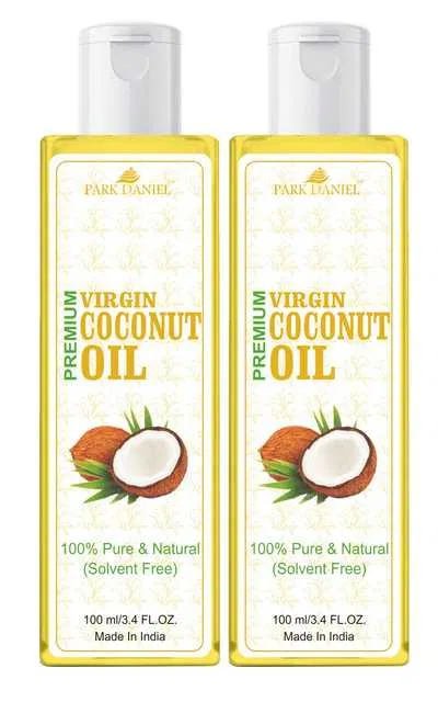 Park Daniel Pure and Natural Virgin Coconut Oil (Pack of 2, 100 ml) (SE-192)