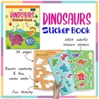 Super Cute Toddlers Coloring Bag + Dinosaur Sticker Books – Set of 2 Fun and Engaging Activity Books for Toddlers