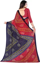Georgette Printed Saree for Women 
