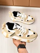 Casual Shoes for Men (Cream, 6)