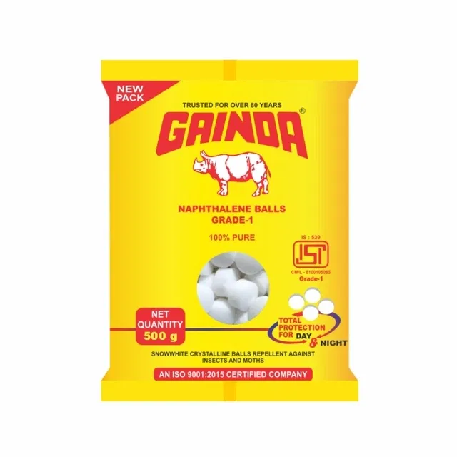 गैंडा ब्रांड नेफ़थलीन बॉल्स 500 g