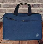 Canvas Laptop Bag for Men, Blue
