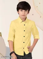Solid Cotton Kurta Set for Boys 