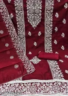 Embroidered Lucknowi Floral Sewing & Embroidery 