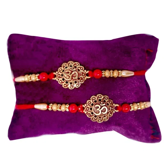 Thread Rakhi for Raksha Bandhan (Multicolor, Pack of 2)