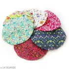 Plastic Waterproof Shower Caps (Multicolor, Pack of 6)