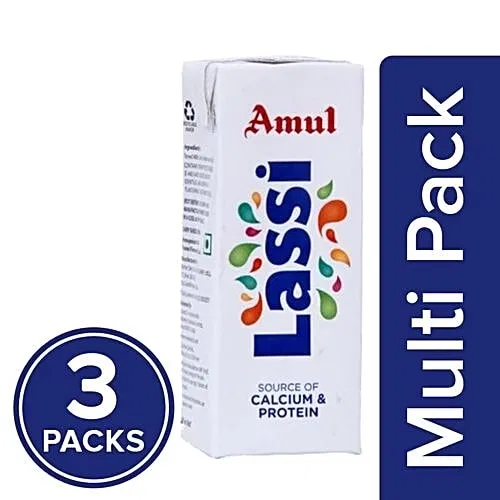 अमूल लस्सी 3X200 ml (सेट ऑफ़ 3)