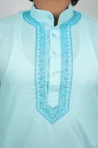 Cotton Solid Kurta with Pyjama for Men 