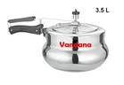 Vandana 3.5 L Handi  Aluminium InnerLid Pressure Cooker Gas Stovetop Compatible (Pack of 1)