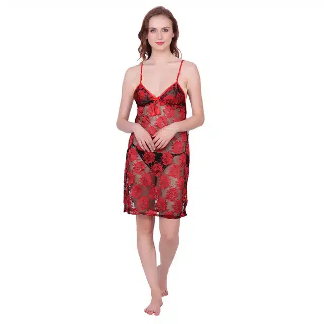Babydolls for Women (Red, Set of 1)