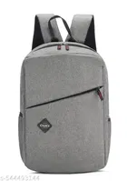 Polyester Backpack Bag, Black