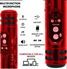 Immutable Superier Quality Wireless Bluetooth Microphone Connection Player Speaker 2-in1 With Recording + USB+FM Microphone  