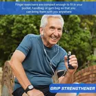 Hand Grip Strengthener with Foam Handle & Adjustable Pencil Skipping Rope [Multicolor, Pack of 2]