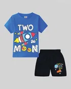 Cotton Blend Printed Clothing Set for Boys 