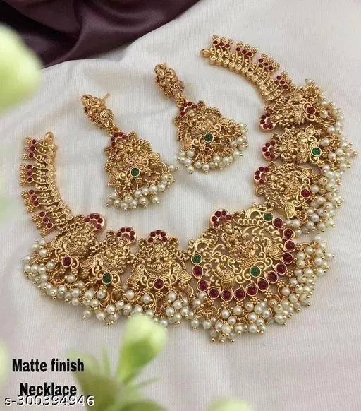 Gold-Plated Jewellery Set For Women'S/Girls