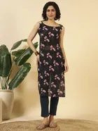 Tie Up Georgette Kurti for Women 