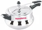 Vandana 3.5 L Handi Aluminium InnerLid Pressure Cooker Gas Stovetop Compatible 