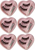 False Eyelashes with Adhesive 