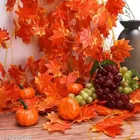 Polyester Artificial Hanging Maple Leave Bail 