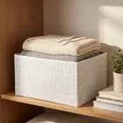 Foldable fabric storage box 28*28*13