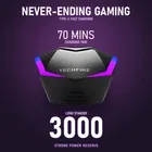 TECHFIRE Bullets 121 Wireless Earbuds with RGB - 40H [Black]