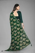 Trendy Heavy Georgette Saree with Blouse Piece For Women 