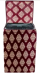 Knit Printed Top Load Washing Machine Cover (Multicolor)