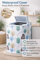 Trees Waterproof and Dustproof top-load washing machines cover