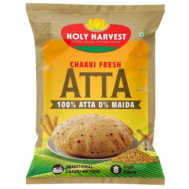 होली हार्वेस्ट चक्की फ्रेश आटा 10 kg